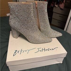 Betsy Johnson Rhinestone Corry Fashion Boot